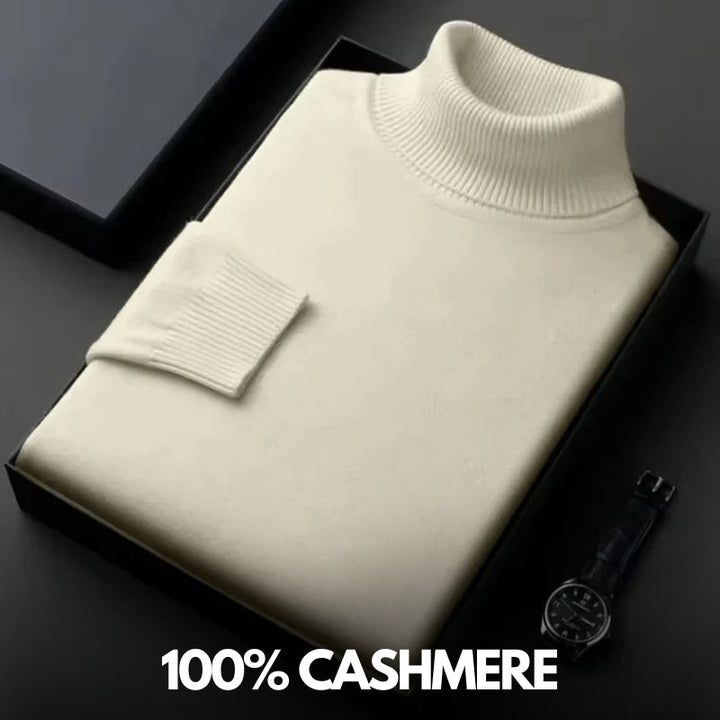 Cashmere turtleneck sweater - luxury knitwear for ultimate softness