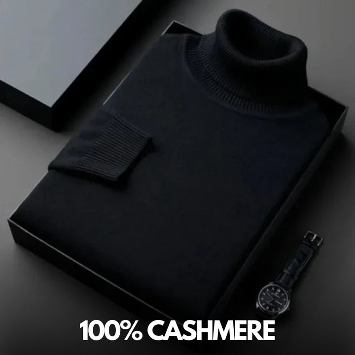 Cashmere turtleneck sweater - luxury knitwear for ultimate softness