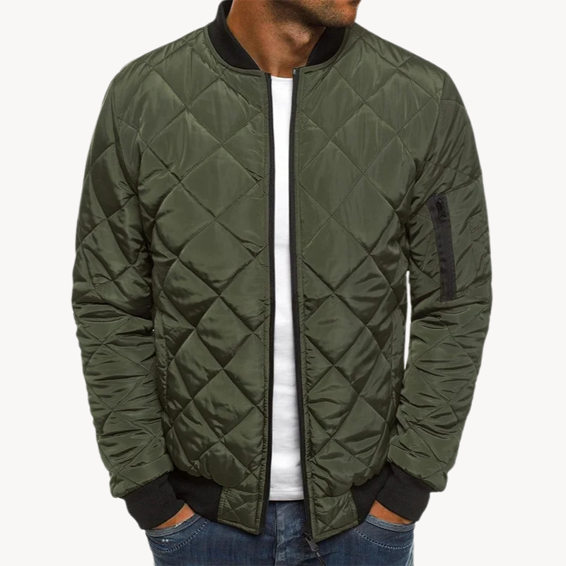 Ambrogio - Premium Quality Jacket With Diamond Design