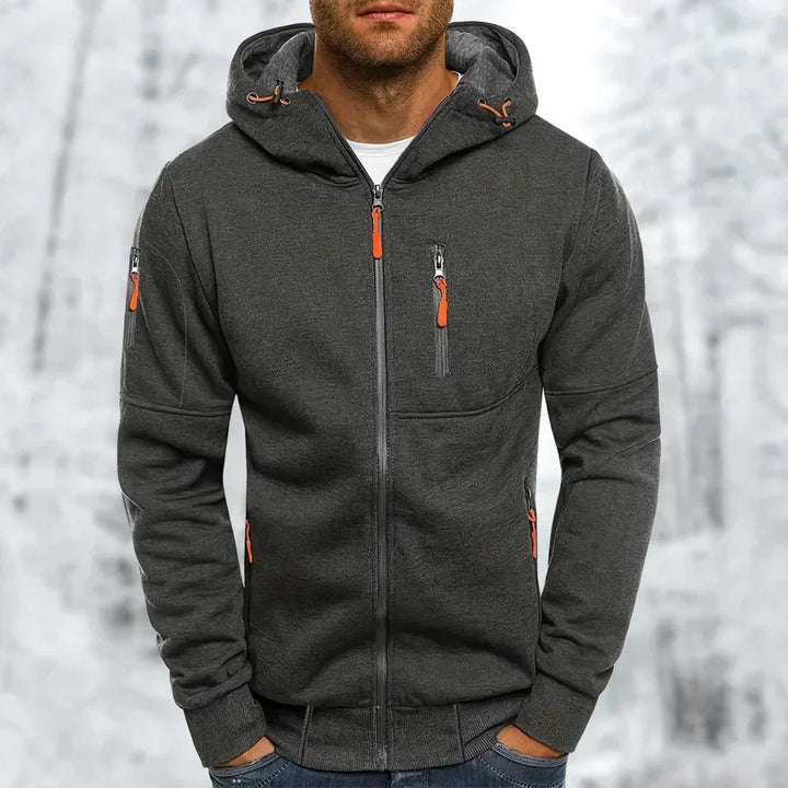 AXEL | Stylish Men's Hoodie with Zipper Closure